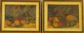 American School 19th20th Century Pair of Fruit Still Lifes