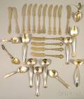 Group of Miscellaneous Mostly Sterling Silver Small Flatware Items