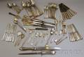 Large Group of Assorted Sterling Silver and Silverplated Flatware