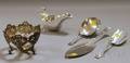 Five Small Sterling Silver Table and Flatware Items