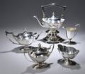 Fivepiece Gorham Plymouth Sterling Silver Tea Service