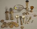 Group of Assorted Silver and Silvermounted Small Articles and Coins
