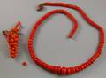 Two Coral Jewelry Items
