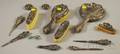 Group of Assorted Sterling Silver and Silverplated Dresser Items