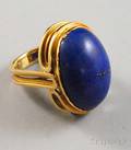18kt Gold and Lapis Lazuli Ring