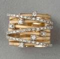 18kt Gold and Diamond Goa Ring Marco Bicego