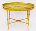 French Regency Style Tole Peinte Tray Table