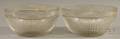 Pair of Libbey Colorless Cut Glass Bowls