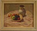 American School 20th Century Still Life with Fruit and Pitcher