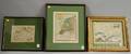 Three Small Framed Maps