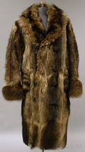 Mens Marshall Field  Co Heavy Fur Coat