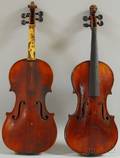Two Violins one French the other German c 1880