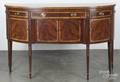Hickory Hepplewhite style inlaid mahogany sideboard