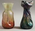 Josef Rindskopf and PallmeKonig Art Glass Vases