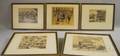 American School 20th Century Five Printed Works