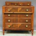 Diminutive Classical Mahogany and Mahogany Veneer Bureau