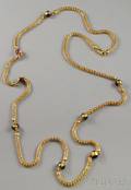 14kt Gold Gemset Necklace