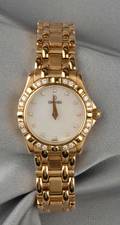 Ladys 18kt Gold Saratoga Wristwatch Concord