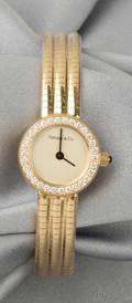 Ladys 18kt Gold and Diamond Wristwatch Tiffany  Co