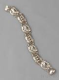 Sterling Silver Bird Bracelet Georg Jensen