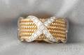 18kt Gold Platinum and Diamond Ring Schlumberger Tiffany  Co