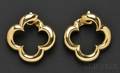 18kt Gold Alhambra Earclips Van Cleef  Arpels