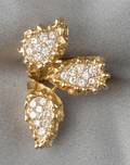18kt Gold and Diamond Ring Spritzer  Fuhrmann