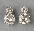 Platinum and Diamond Earstuds