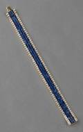 18kt Gold Sapphire and Diamond Bracelet