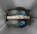 18kt White Gold Labradorite and Diamond Pillow for Dreaming Ring Ion Ionescu