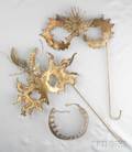 Two Metal Masks and a Neckpiece
