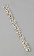 Art Deco Platinum and Diamond Bracelet