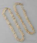 Two Citrine Bead Necklaces