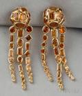 18kt Gold and Citrine Earpendants Marilyn Cooperman