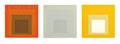 Josef Albers GermanAmerican 18881976 Three Images from DIE OBERFLCHE  Concord