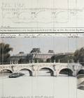 Christo BulgarianAmerican b 1935 and JeanneClaude American 19352009 The Pont Neuf Wrapped Project for Paris
