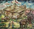 Hazel Finck American 18941977 Circus Backyard