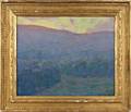 Horace Brown American 18761949 Sunlight over Vermont Hills