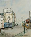 Jacques Bouyssou French 19261997 Paris le bar bleu
