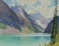 Harold Broadfield Warren American 1859 1934 Mountain Lake