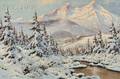 Laszlo Neogrady Hungarian 18961962 Mountain in Winter