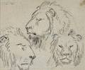 Attributed to Benjamin West American 17381820 Study for Una and the Lion