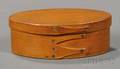Shaker Natural Color Oval Covered Box