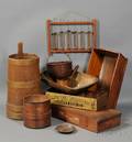 Ten Assorted Mostly Country and Shaker Wood Items