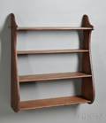 Mahogany Whale End Shelf