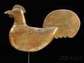 Carved Giltwood Rooster Weathervane