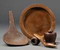 Five Assorted Carved and Turned Treen Items