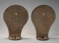 Pair of Balloonform Tin Candle Sconces