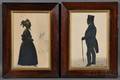 Pair of Silhouettes of a Lady and a Gentleman