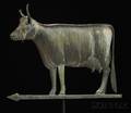Molded Copper Cow Weathervane